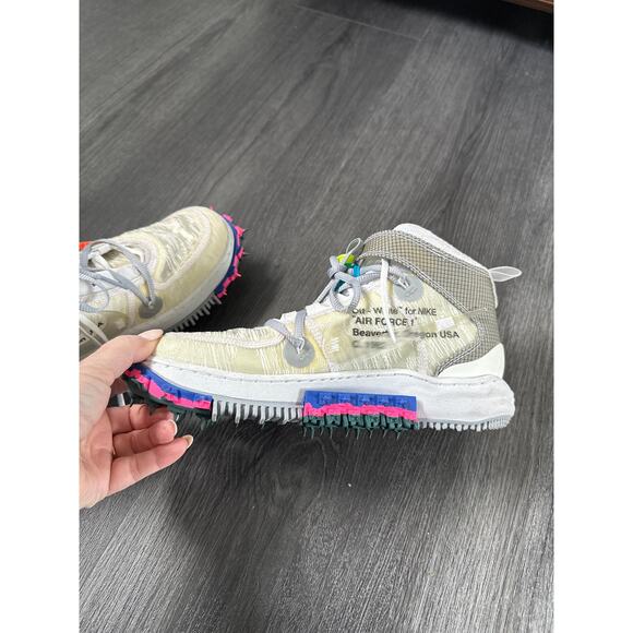 Off-White x Nike Air Force 1 Mid Sneakers Size 7(40)